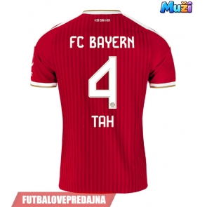 Lacne Muži Futbalové dres Bayern Munich Jonathan Tah #4 2026-27 Krátky Rukáv - Domáci